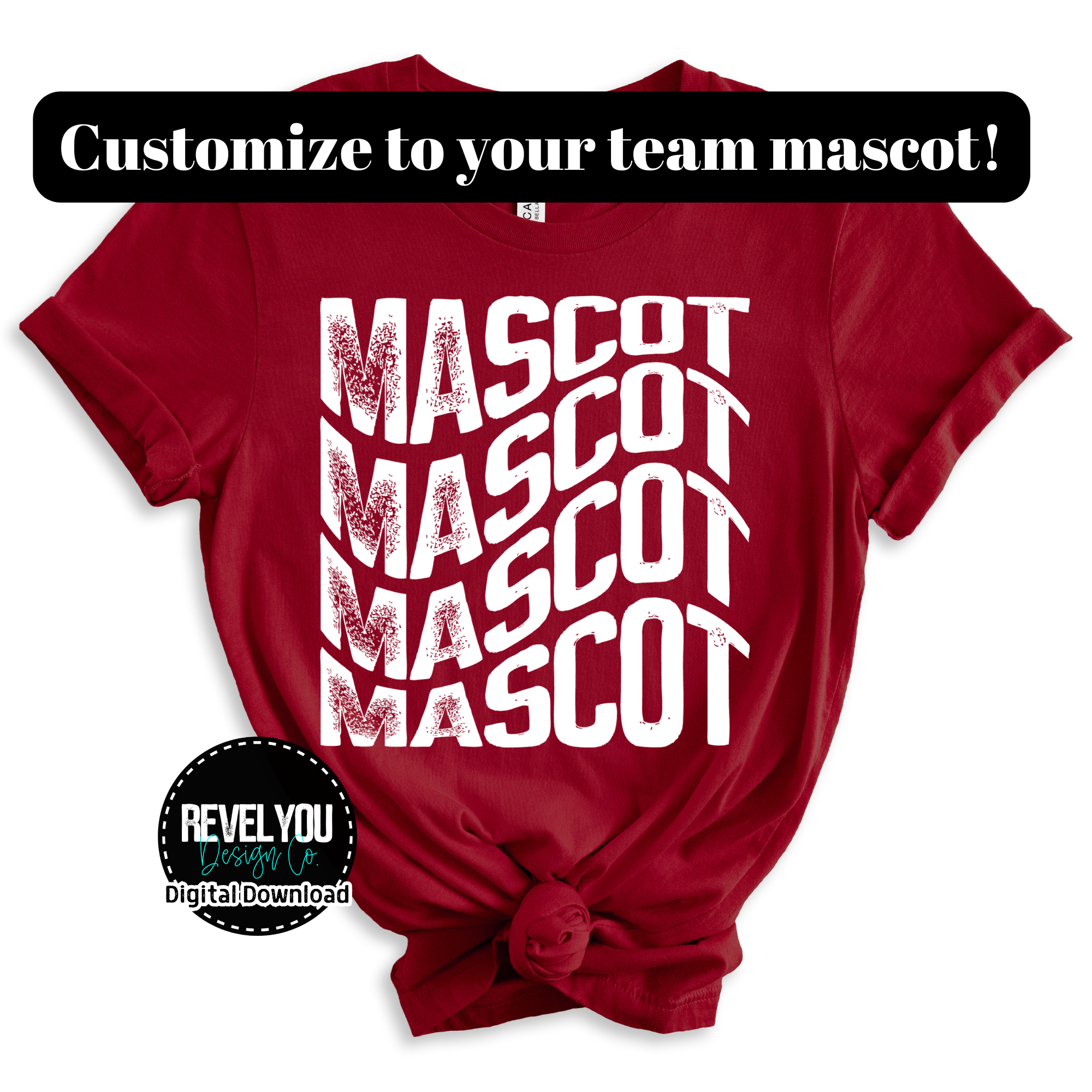 Personalized Mascot Team Spirit Shirt Team Pride, School Mascot