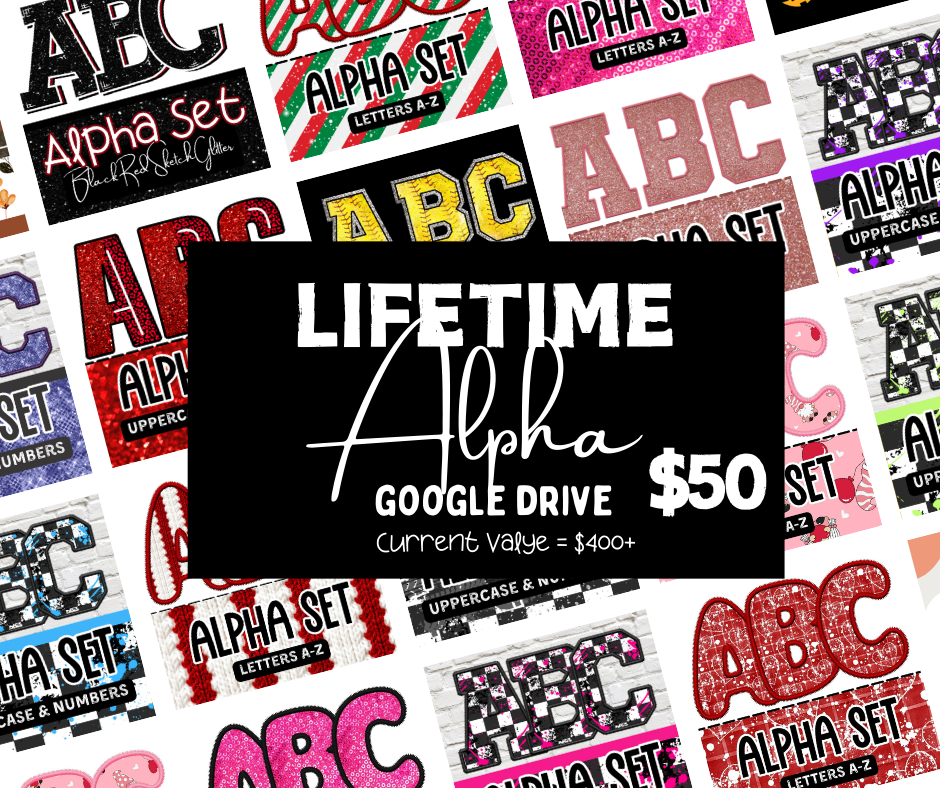 LIFETIME ALPHA DRIVE - ALPHA SETS ONLY! - READ ALL INFO BEFORE YOU BUY!! NO REFUNDS BECAUSE YOU DIDNT READ!