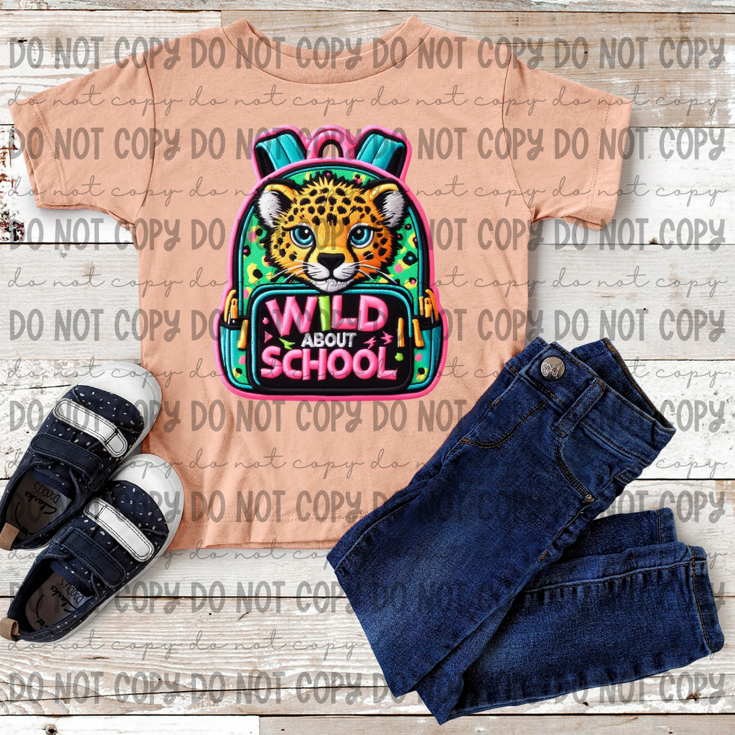 Faux Embroidery Back To School Mini Bundle - PNG Downloads - LIMITED EDITION will not restock!