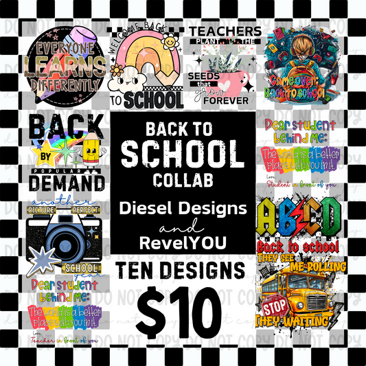 Mini Back To School Collab (Diesel Designs + RevelYou Design Co)- PNG Downloads