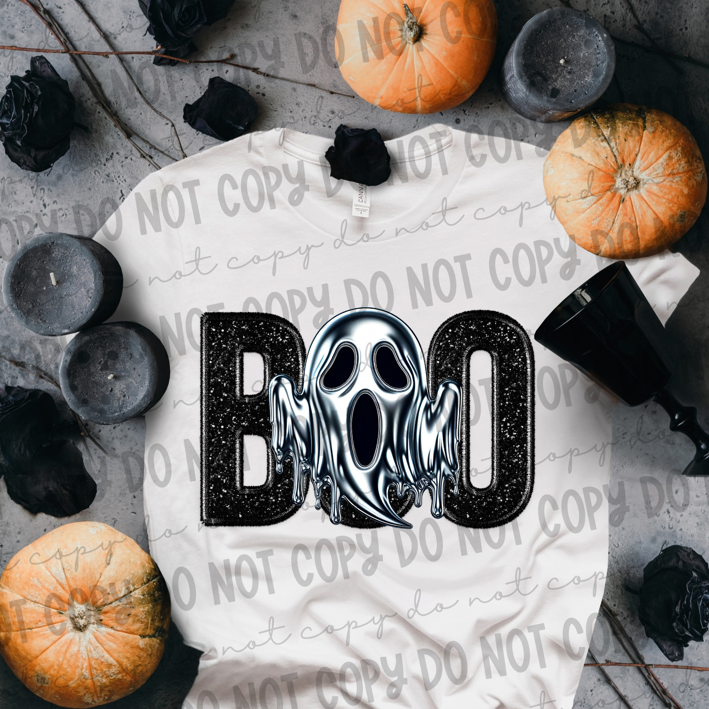 Boo Metallic Ghost - PNG