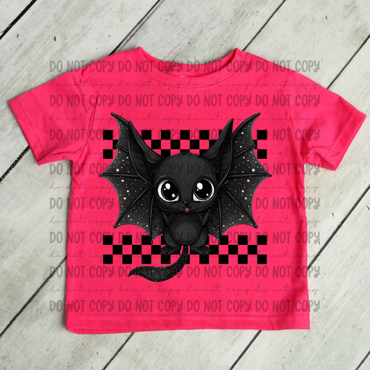 Checkered Bat - PNG