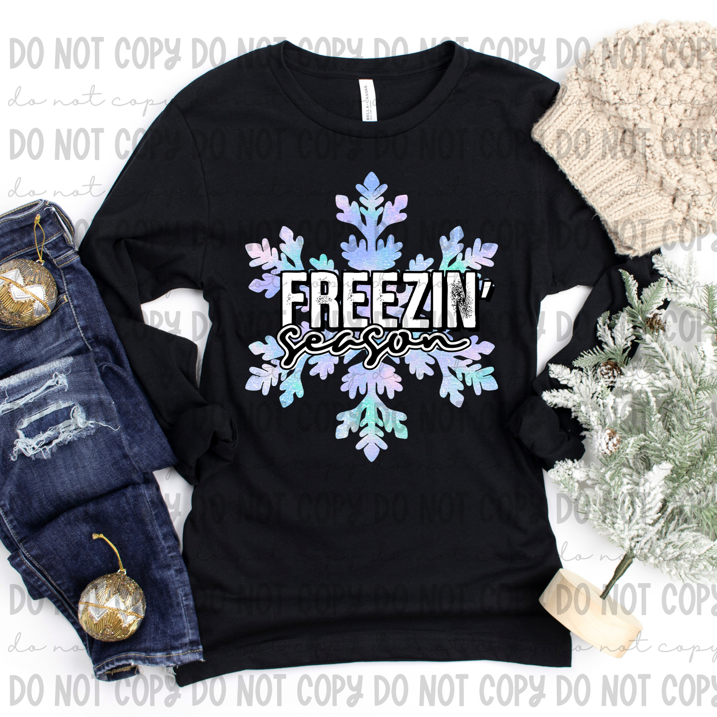 Freezin Season Snowflake - PNG