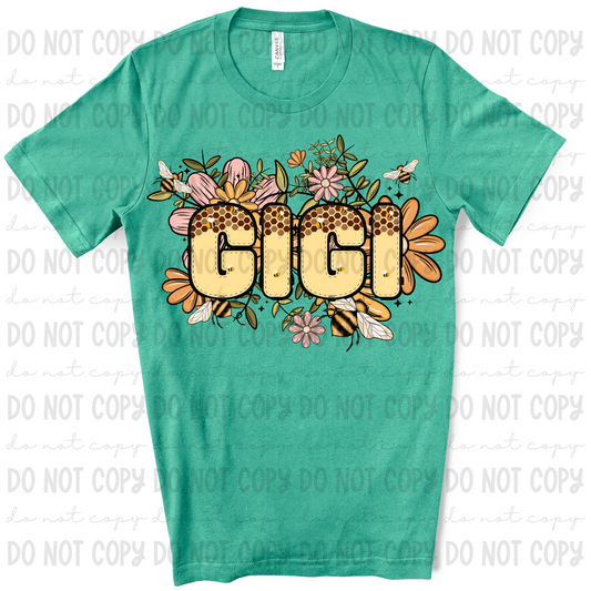 Gigi Bee Floral - PNG