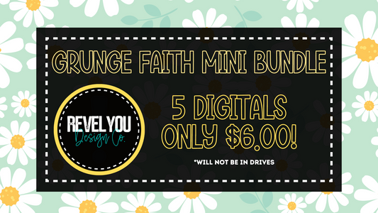 Grunge Faith Mini Design Bundle - PNG Downloads