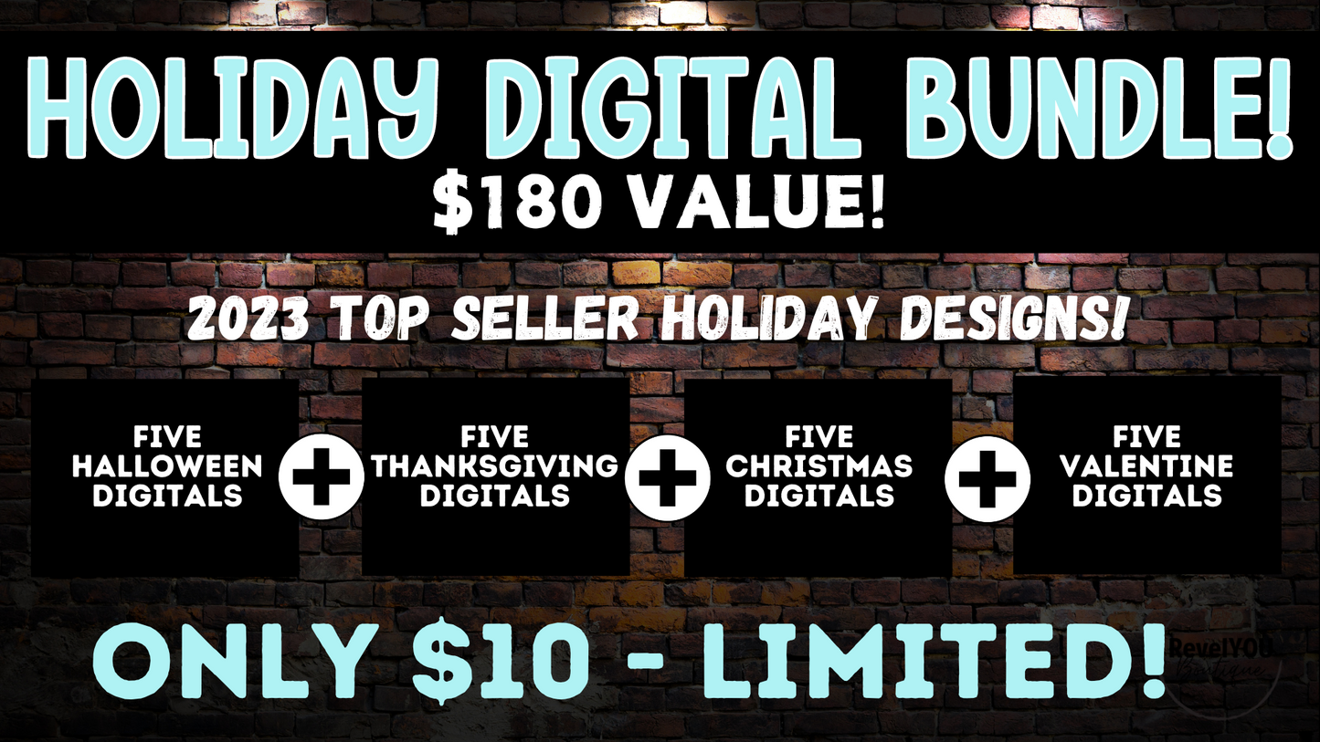 2023 Top Seller Holiday Digital Bundle - LIMITED EDITION will not restock!