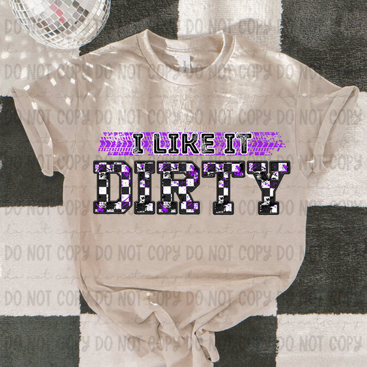 I Like It Dirty Purple - PNG