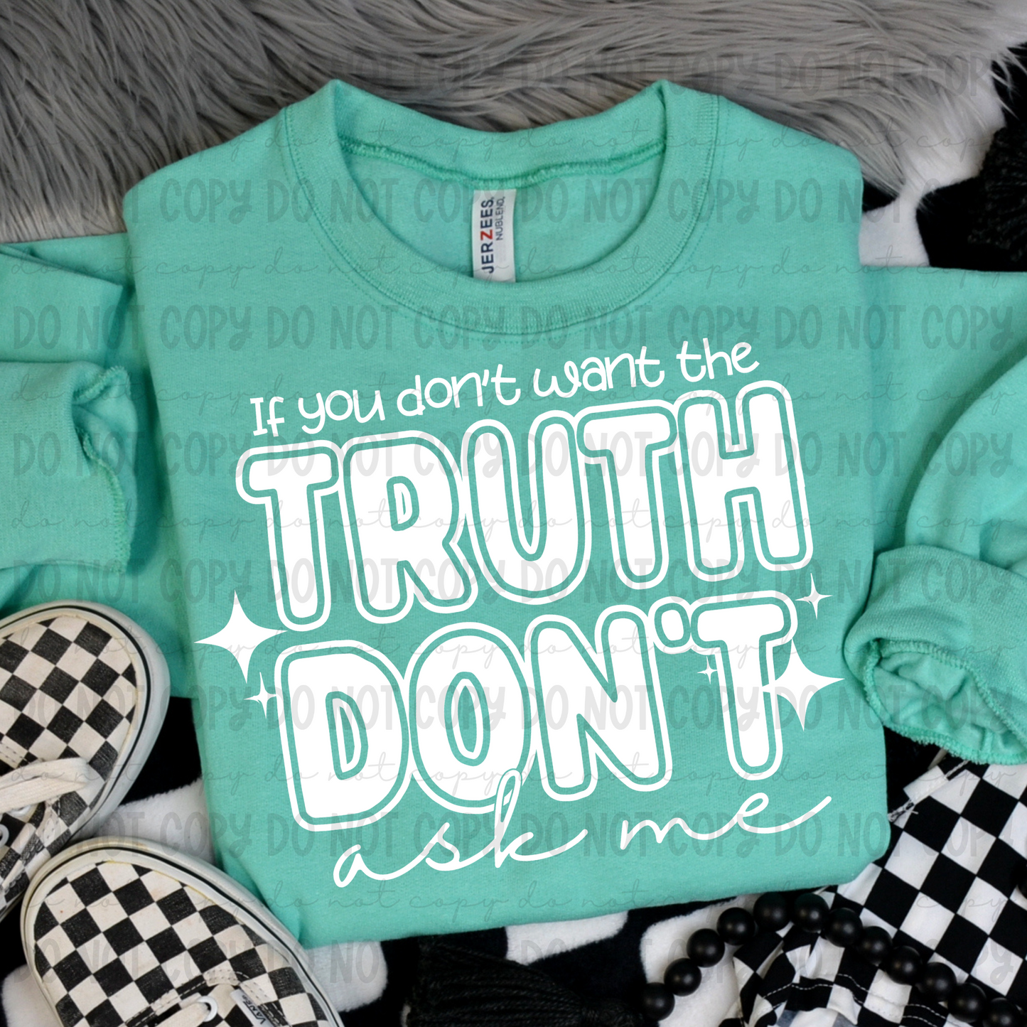 If You Don't Want The Truth B/W Set  - PNG