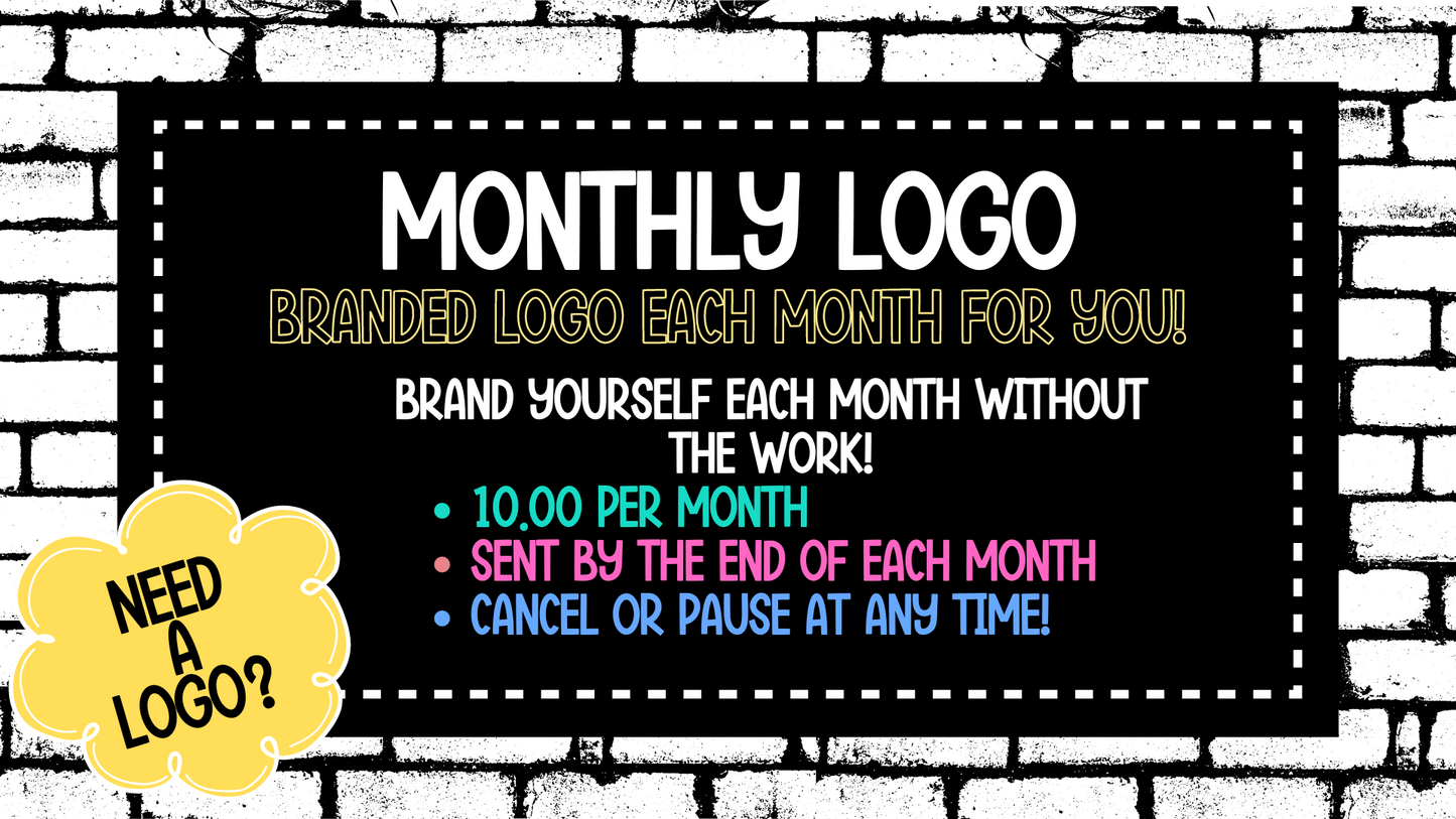 Monthly Branded Logo