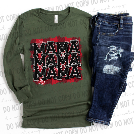 Mama Stack Plaid- PNG