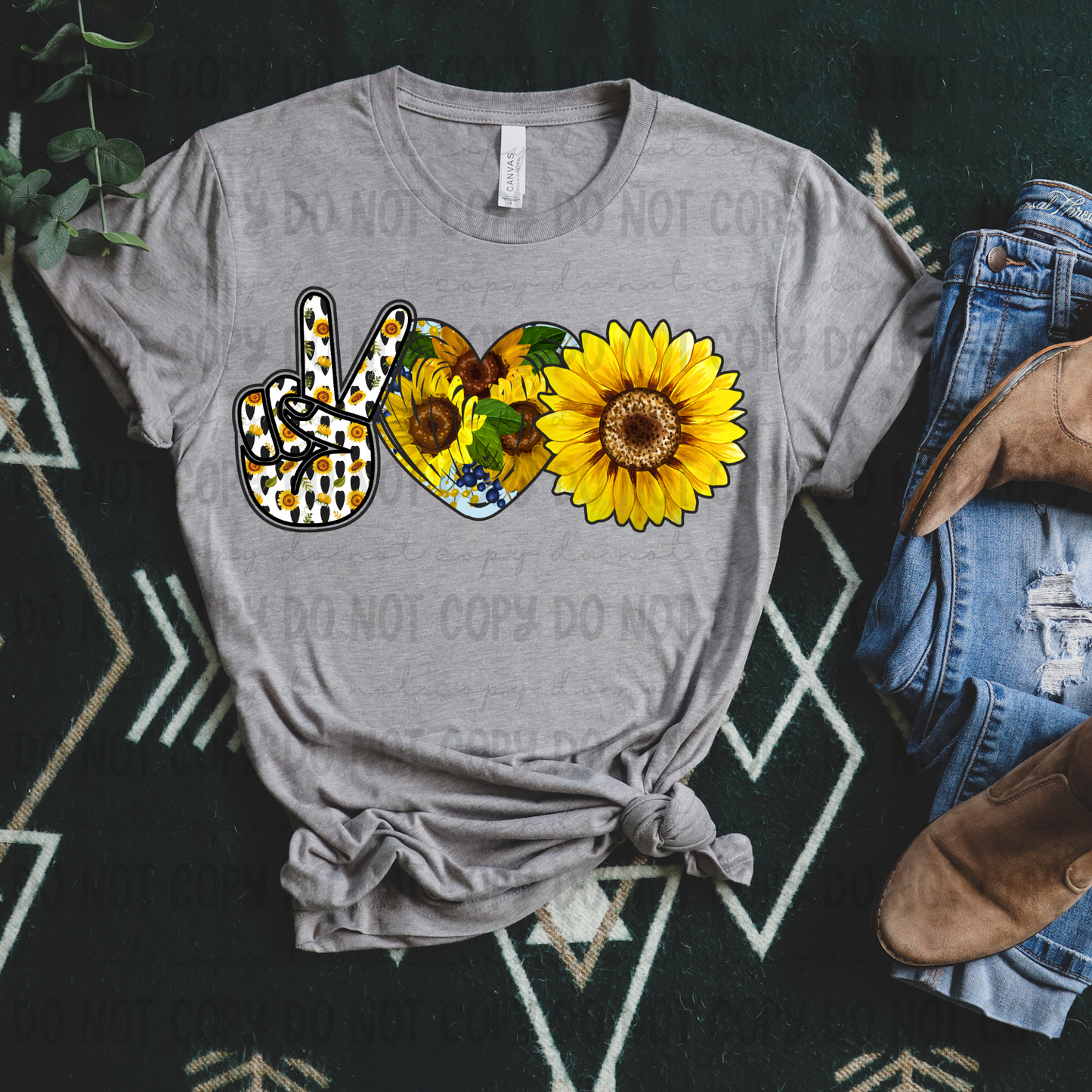 Sunflower Themed Mini Design Bundle - PNG Downloads