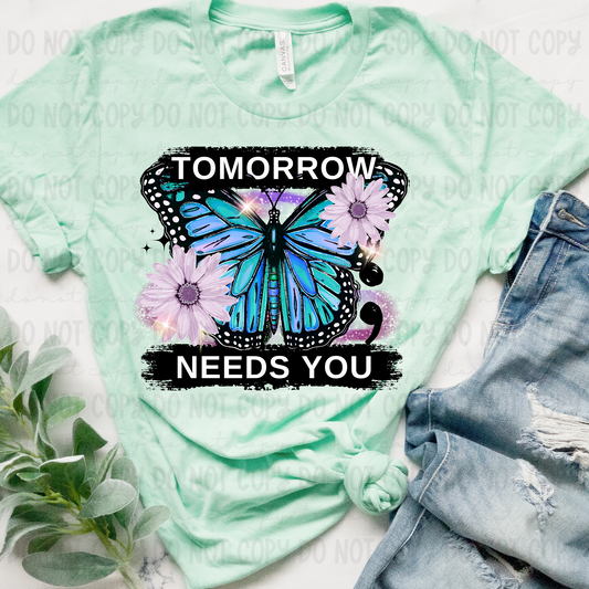 Tomorrow Needs You  - PNG