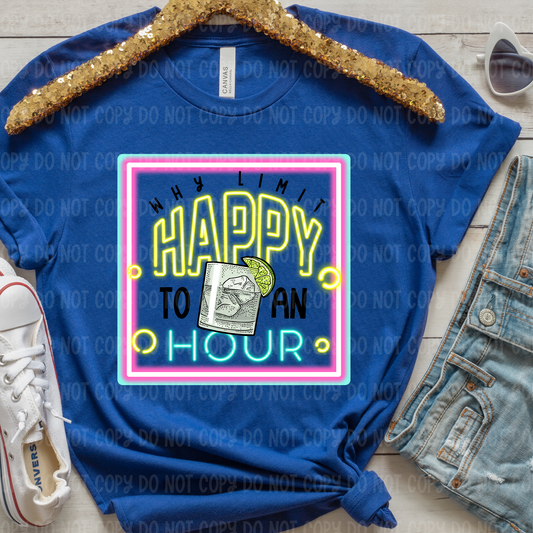 Why Limit Happy Hour Black Text - PNG